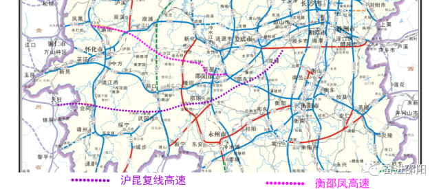 娄底—邵阳段复线,邵阳市区至隆回金石桥高速公路示意图