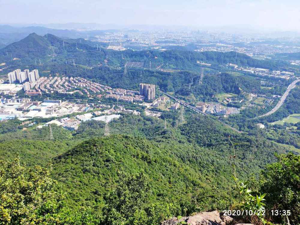 东莞市长安镇莲花山郊野公园游