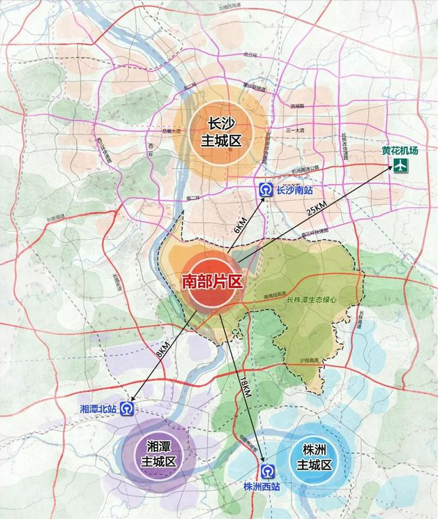 官方发布长沙一主五副规划来了这些地方将成大赢家