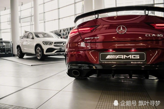 奔驰amg cla 35 现车到店实,确实好看
