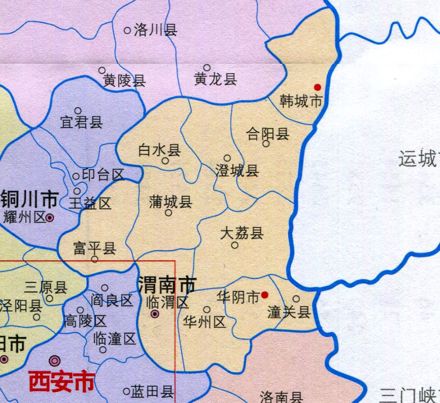 渭南市临渭区人口_行政区域划分