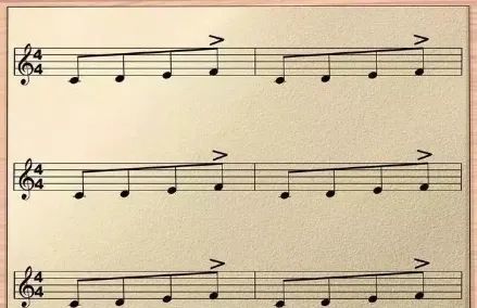 教曲谱节奏_尤克里里慢节奏曲谱(3)