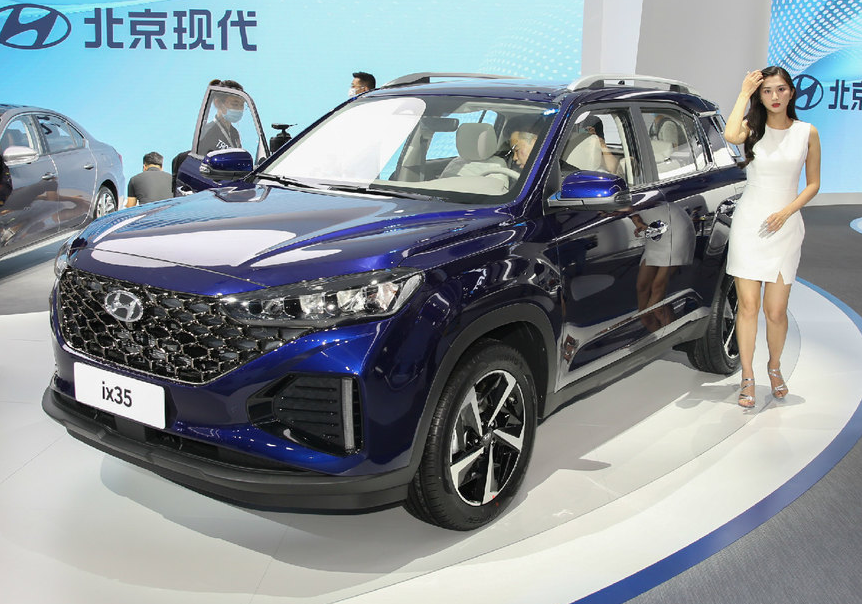 现代ix35新款2020图片,新款ix35图片大全 现代ix35全新设计来袭,于2020广州国际车展亮相,车内布局简洁