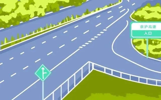 合流车道