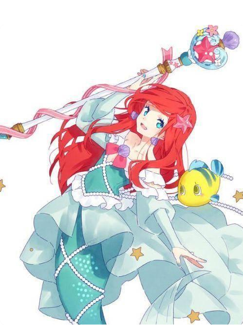 迪士尼公主变身魔法少女,甜美又时尚,她们会有什么魔法呢?