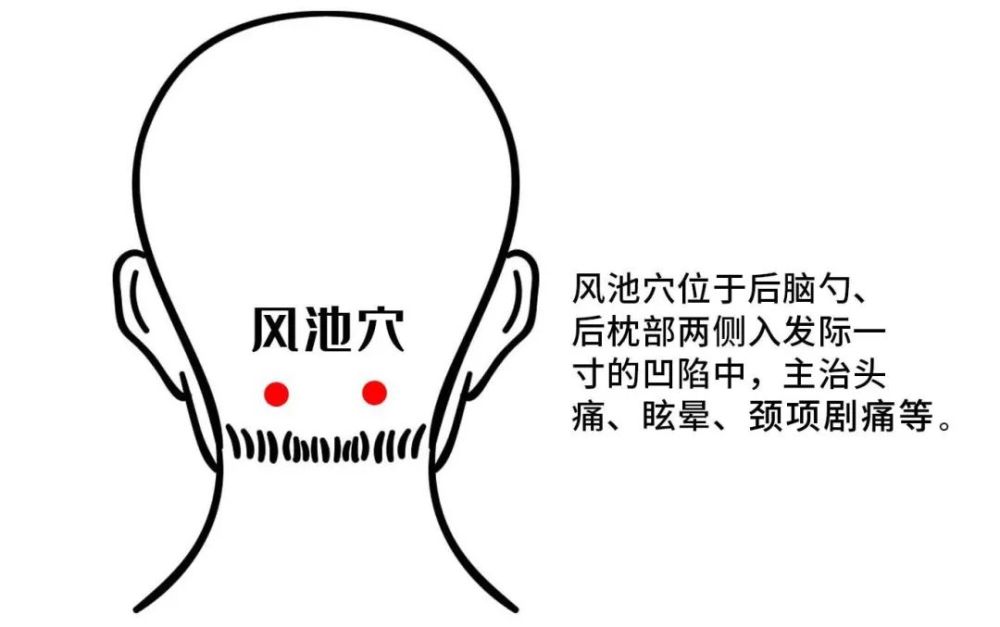按压,并慢慢抬头,寻找最佳的刺激角度,然后一边按压一边前后活动头部
