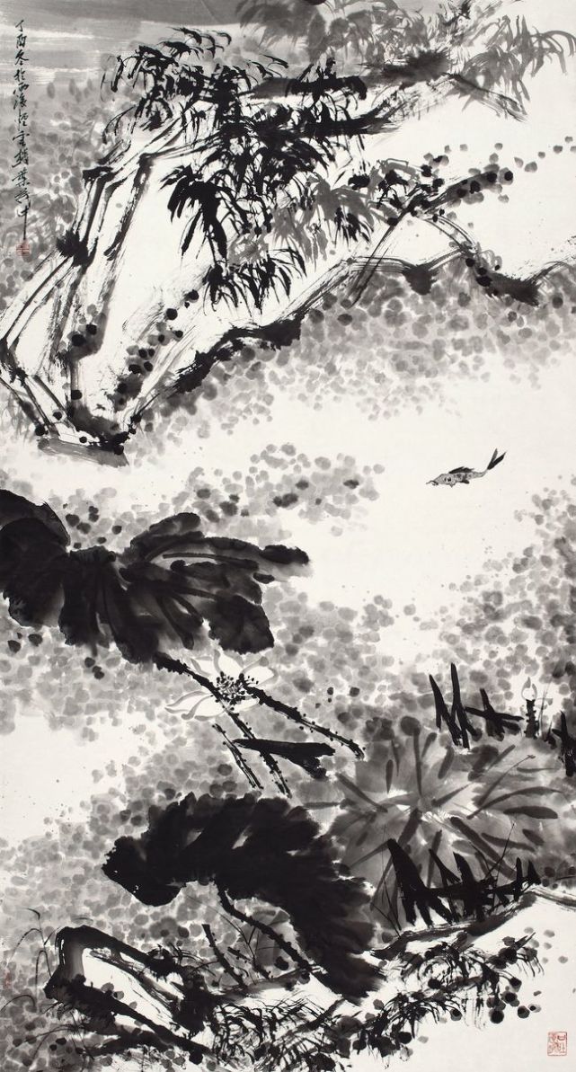 钤印/茂中之印,口吐莲花,叶茂中为盖翠宇画