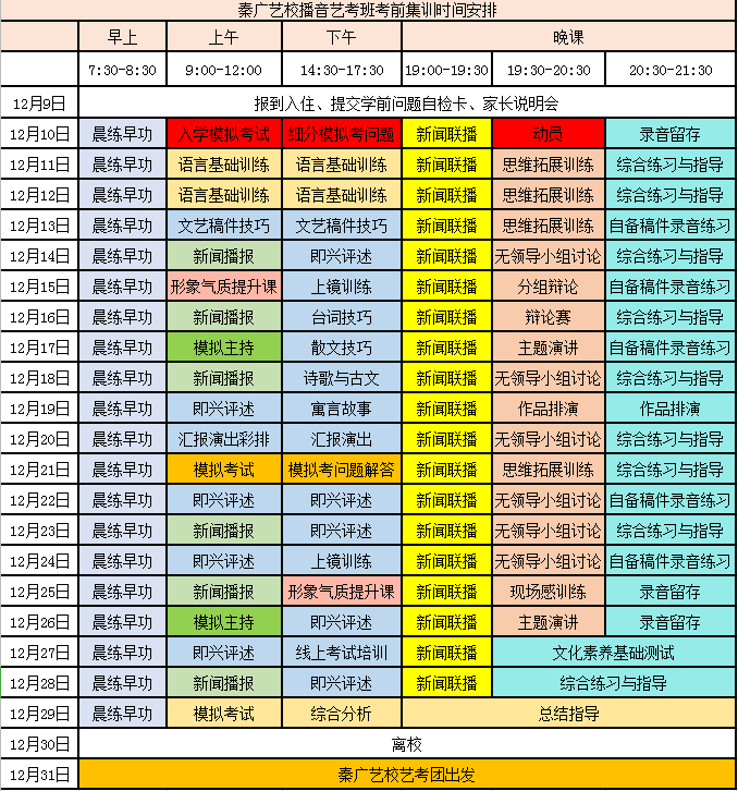 考前最后一搏!电视台播音主持艺考集训召集令