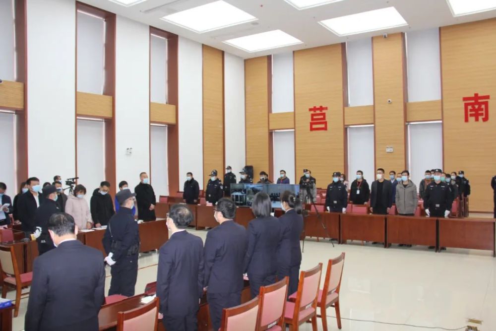莒南法院一审公开宣判刘一林等14人组织,领导,参加黑社会性质组织罪案