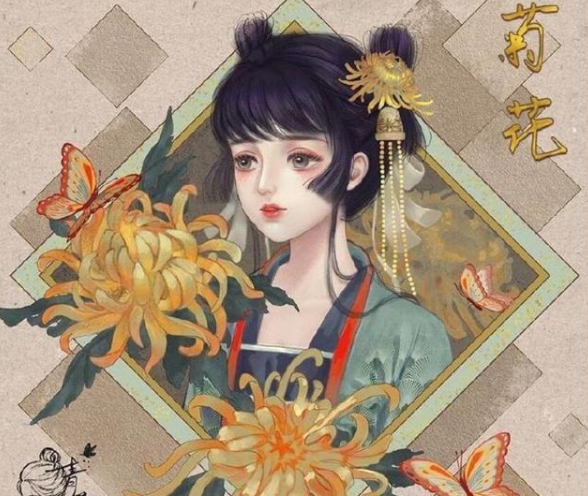 当花卉拟人成美少女,昙花化身千年花神,梅花变成邻家小青梅