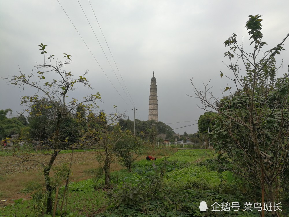 组图全国第二高砖塔邛崃市回澜塔掠影