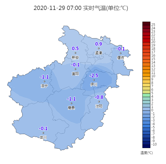 洛阳天气1129冷空气已就位新的一周新的雨雪气温低迷