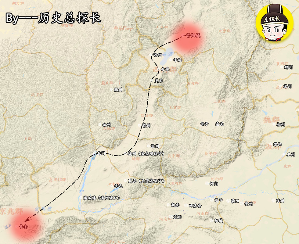 公元617年,李渊起兵仅半个月,长安就落入李渊手中.