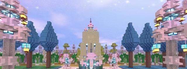 《迷你世界》玩家创造高端地图,还原动画场景,梦幻感十足
