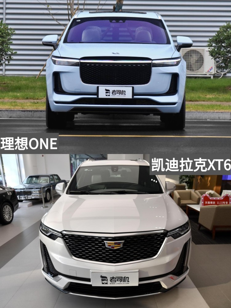 多座布局大空间suv 理想one vs 凯迪拉克xt6