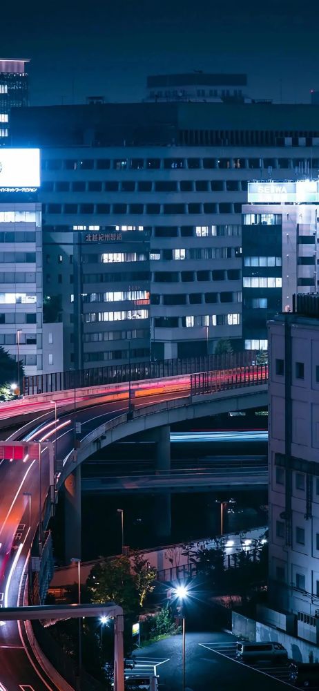 夜景手机壁纸分享 "夜里总要一个人孤独"