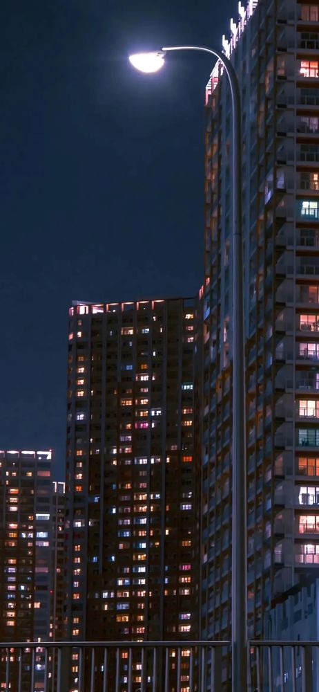 夜景手机壁纸分享 "夜里总要一个人孤独"