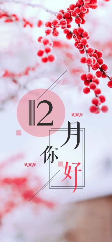 11月再见,12月你好壁纸,朋友圈说说大全