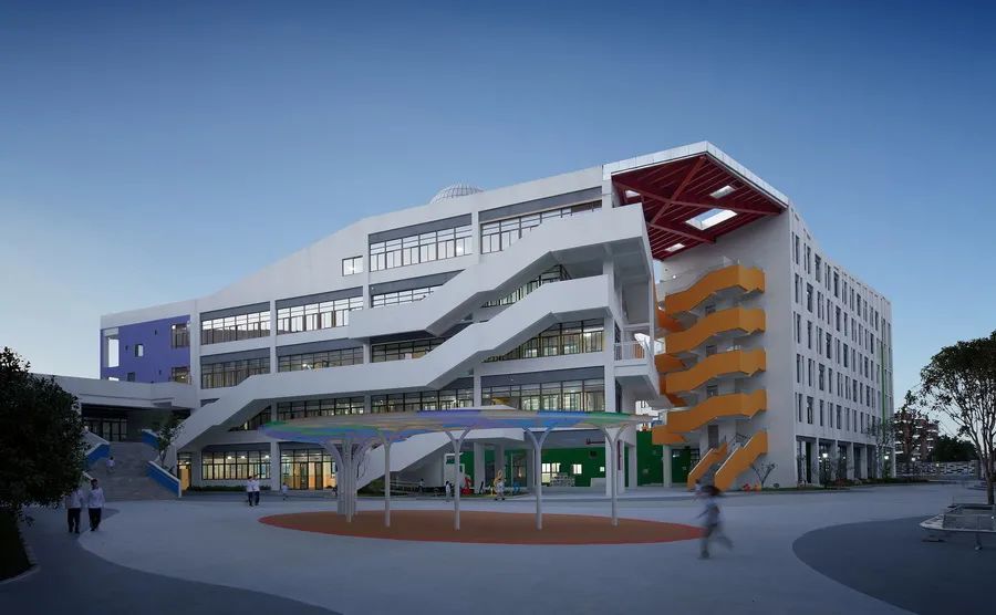 中小学建筑设计:浙江乐清市育英寄宿学校小学部二期工程/案例_腾讯