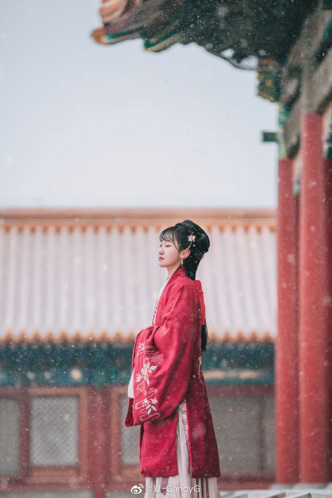 了古装美人的"摄"界 着汉时衣裳 雪,汉服 约上三五知己 带上摄影师