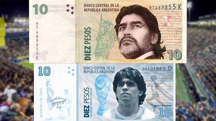 将马拉多纳的头像印上纸币?阿根廷球迷强烈呼吁,10年前曾遭抵制