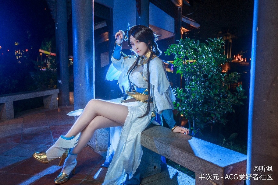 虞姬 云霓雀翎 cos 正片