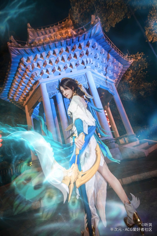 虞姬 云霓雀翎 cos 正片