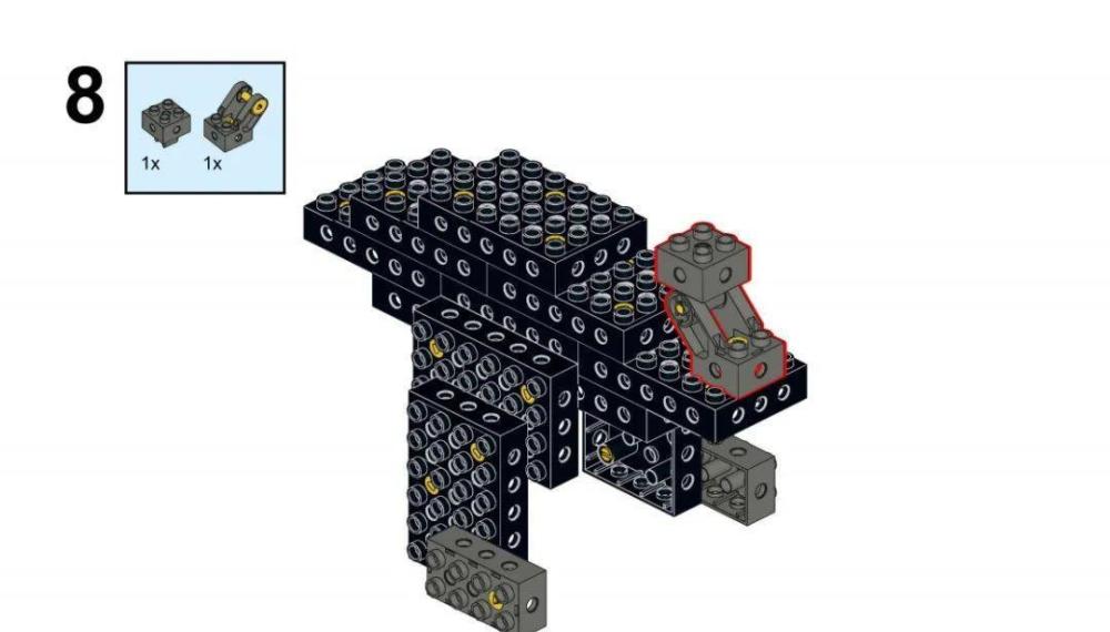 怎么用乐高大颗粒搭恐龙_乐高大颗粒恐龙