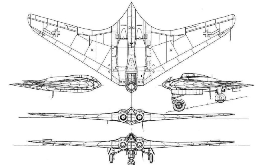 喷气式轰炸机ho-229有多科幻?德国纳粹垂死挣扎的产物