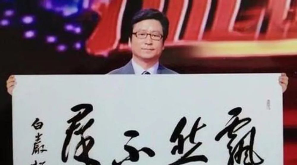 痴迷书法创作的白岩松,书功不俗,给大家带来了全新的感受