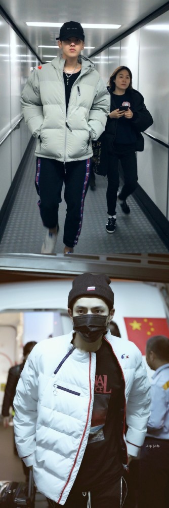 吴亦凡冬天的保暖时刻:个子高的男生应该这样穿大棉袄羽绒服