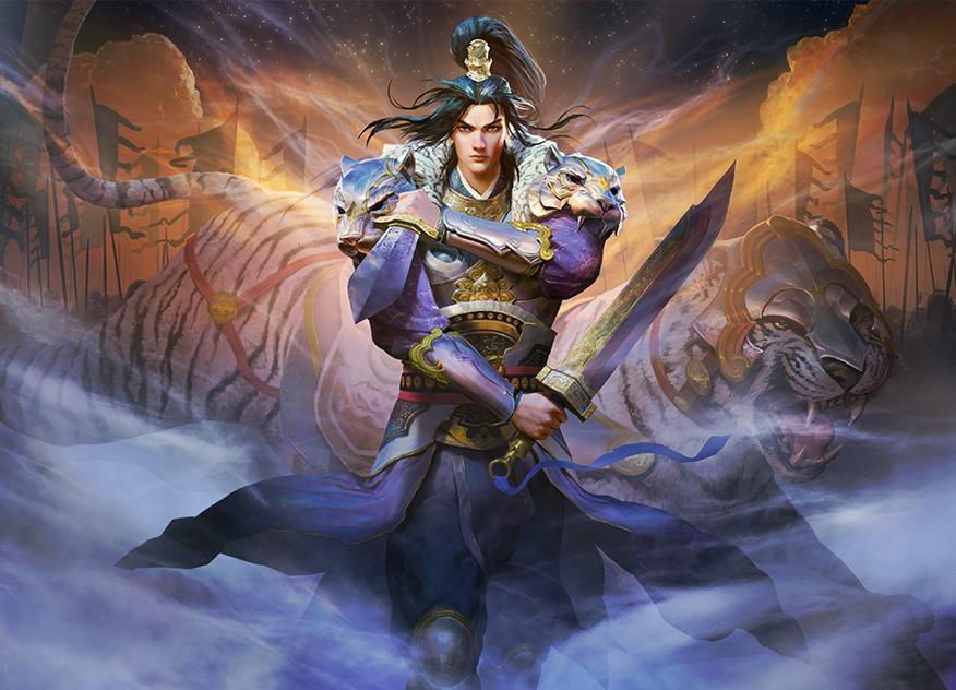 三国杀原画的老虎什么含义?曹纯是虎豹统领,孙权女儿字大虎?