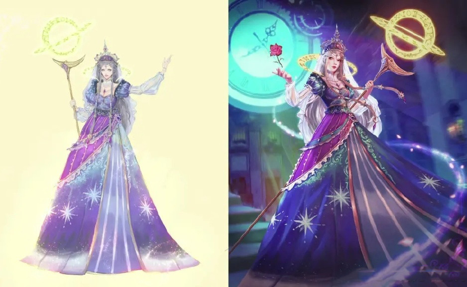 叶罗丽:时希专属结尾mv花絮,原画形象女王即视感,时间