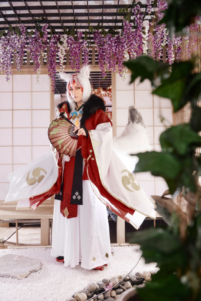 阴阳师妖狐风雅之士cosplay