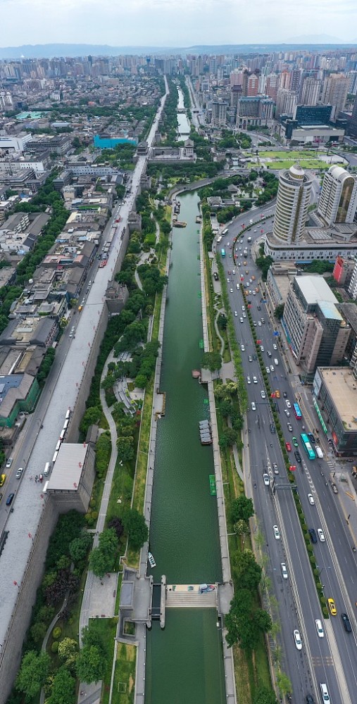 西安护城河:一种跨越 穿越千年