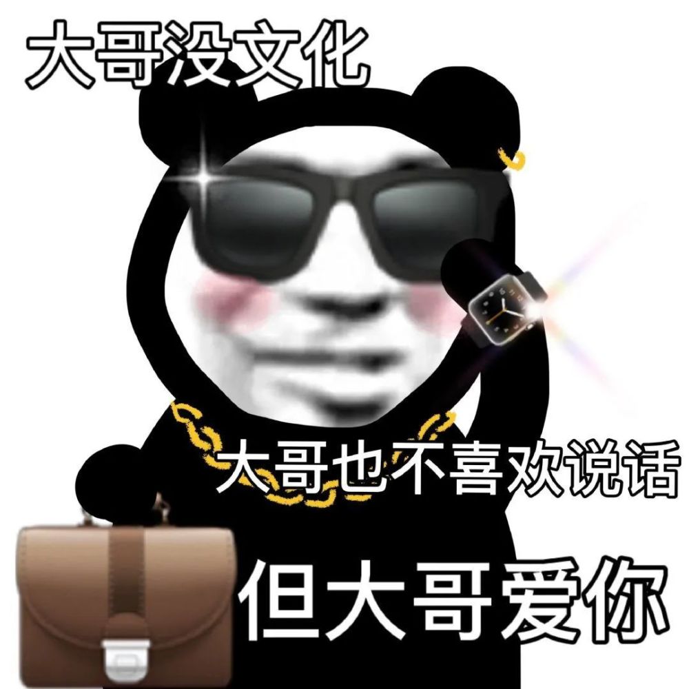 肾不行不要和我讲话熊猫头表情包