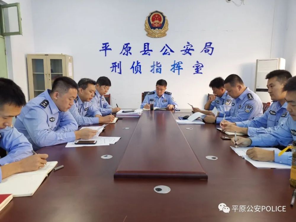 平原县公安局党委高度重视,副县长,局长刘挥军同志责成刑侦大队,合成