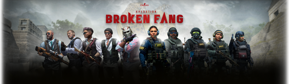 csgo大行动上线,broken fang新武器皮肤全览