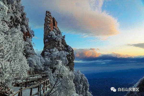 雪中白石山,美爆啦!