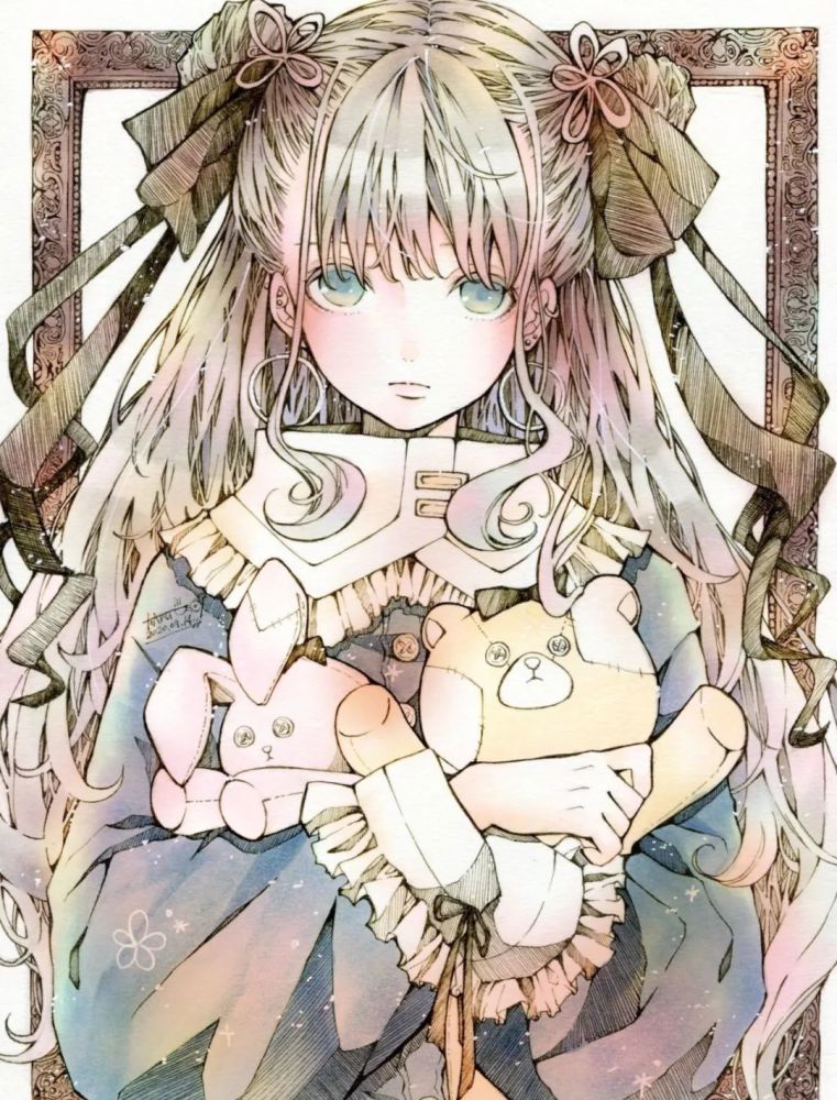 壁纸,马克笔手绘插画
