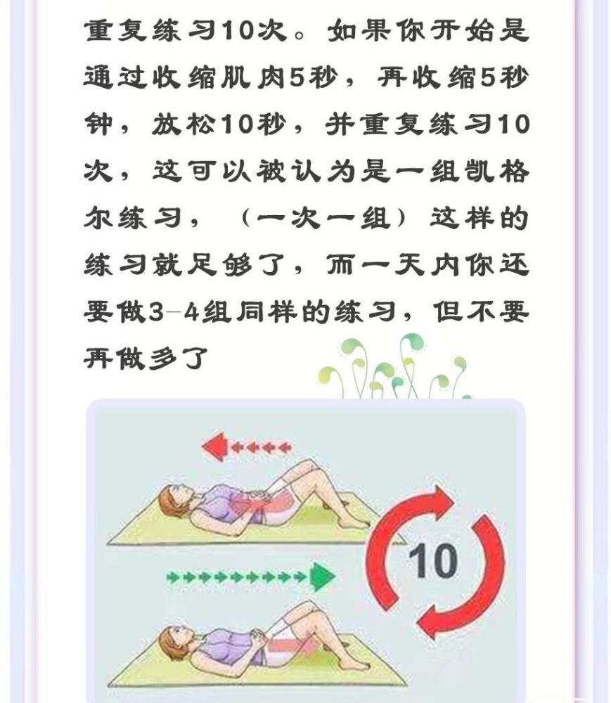 【产后修复】孕期产后一定要做的凯格尔运动