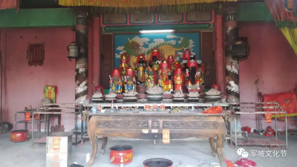 图片,视频:《军坡文化节》平台 武圣庙,主祀:关圣帝君,昌化老爷.
