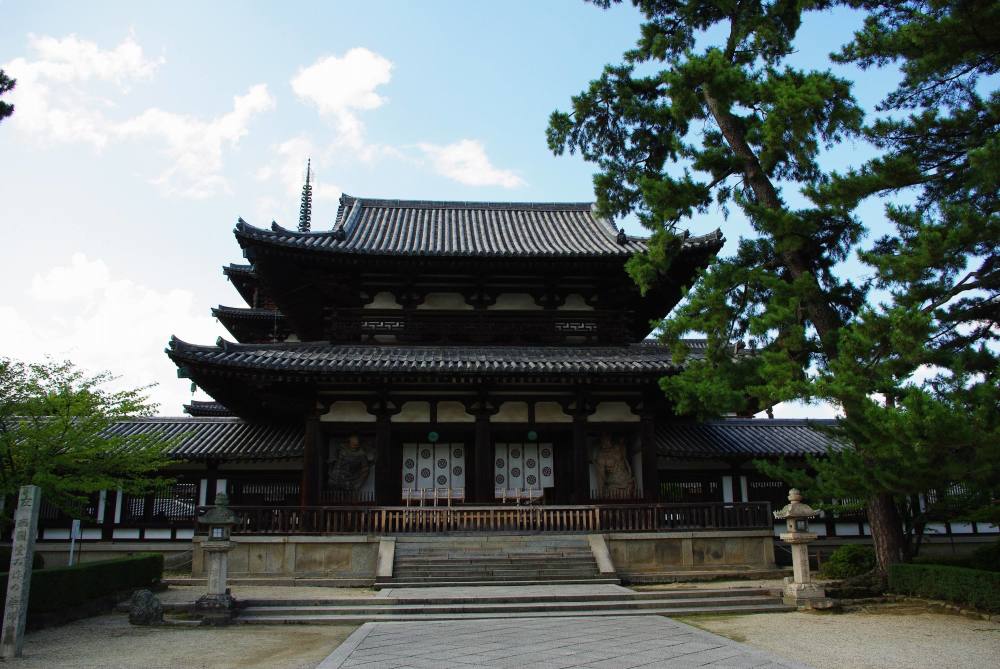 保留唐风的日本奈良法隆寺