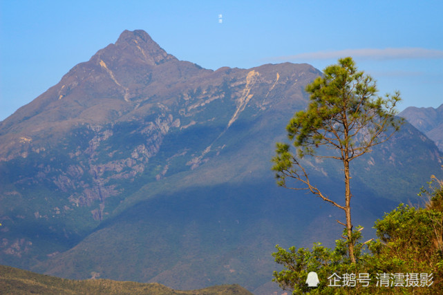 莲峰叠翠 广东海丰莲花山脉