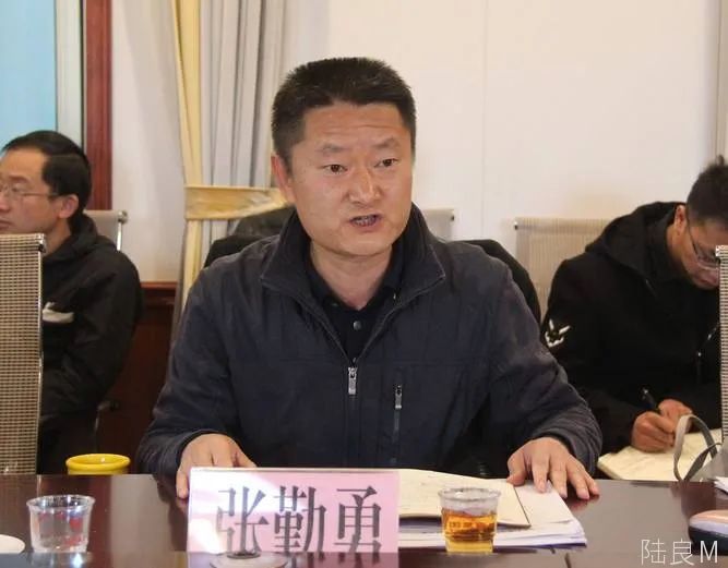 张勤勇在副县长周金辉,县政法委,县发改局等部门领导和活水乡负责人的