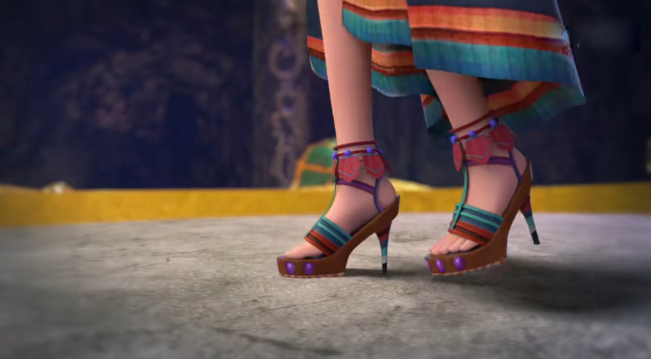 叶罗丽女生的鞋子趋向于何种风格?绝大多数都是以细和尖为主
