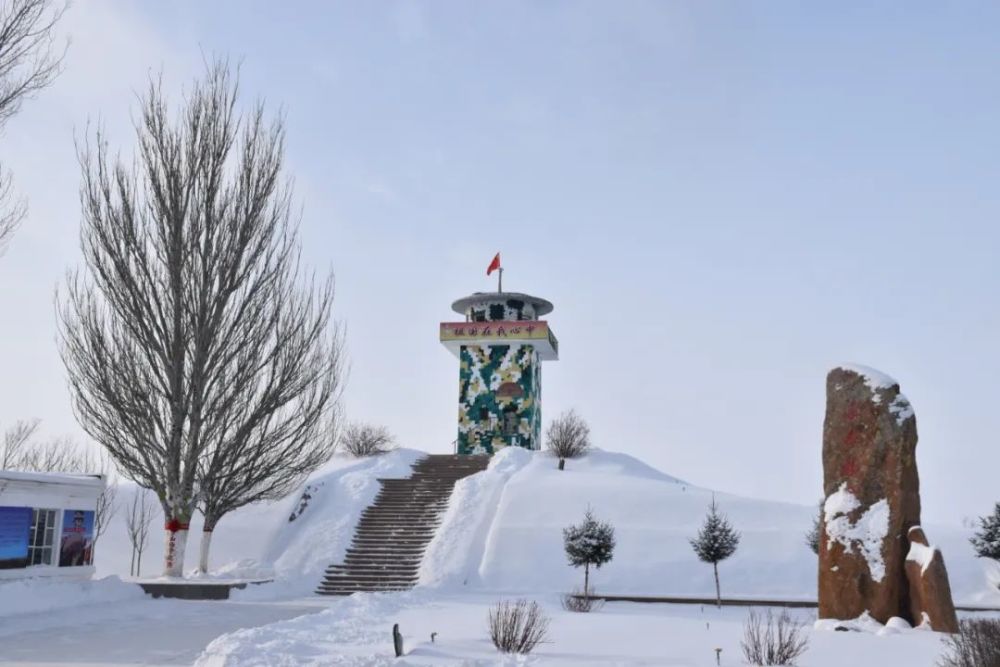 雪景雪趣雪中情!此刻,边疆军营格外美,欢迎来围观