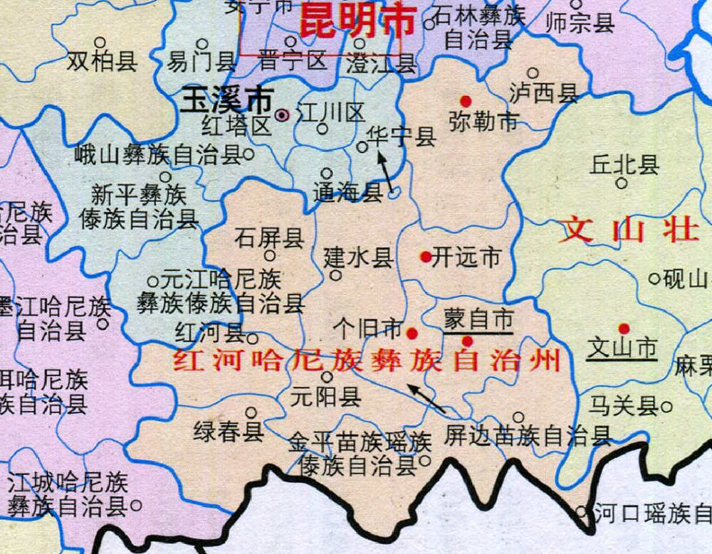 红河州各县市人口_蓝色立体矢量渭南市地图AI源文件