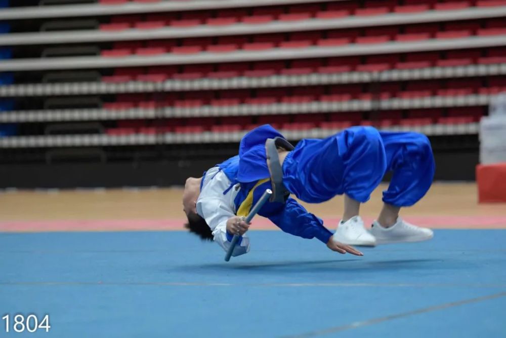 精彩这场武术套路比赛十八般武艺轮番上演