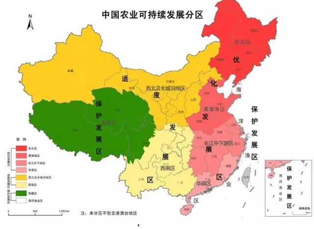 收藏|中国的地形,气候,农业区划地图(非常实用的素材图)